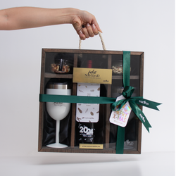 Image of Christmas woodbox duo