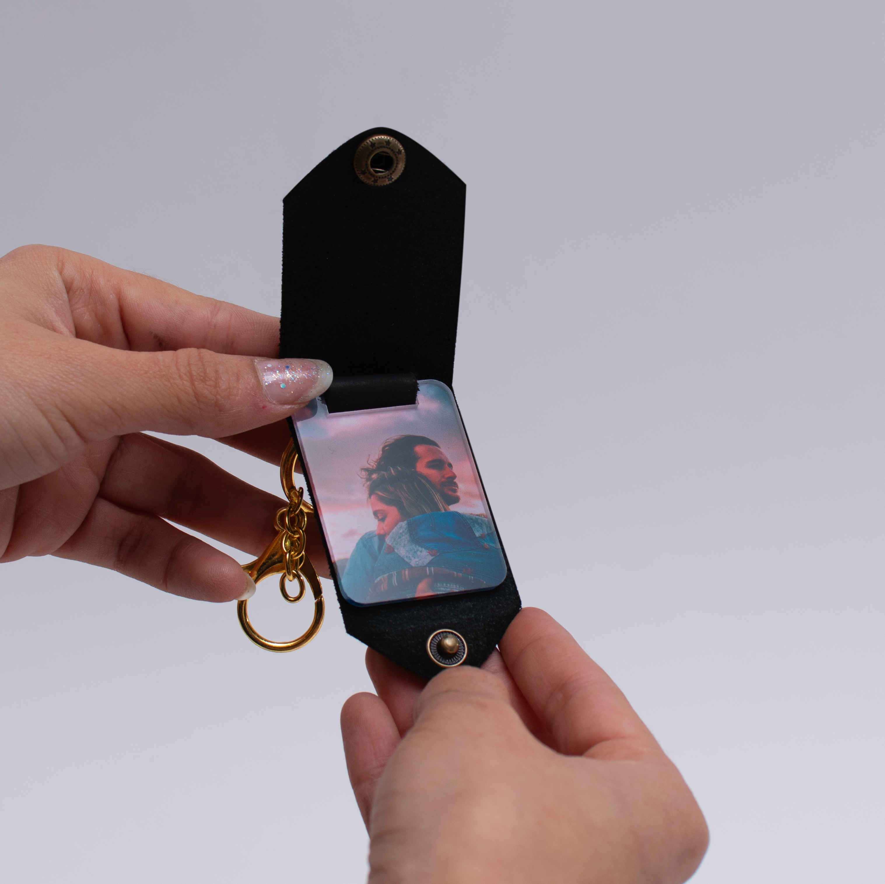 Image of Leather keychain