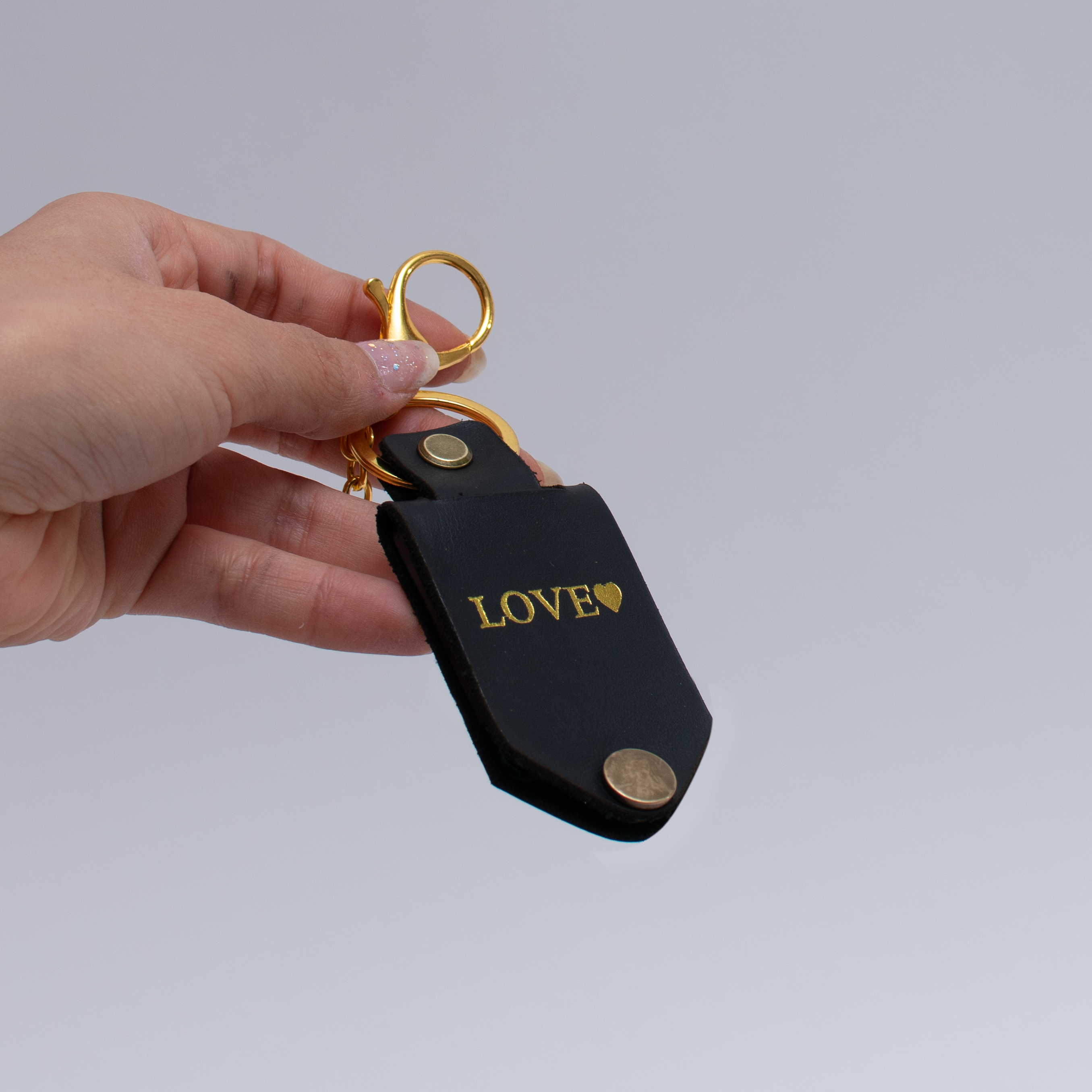 Image of Leather keychain