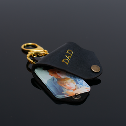 Image of Leather keychain Dad
