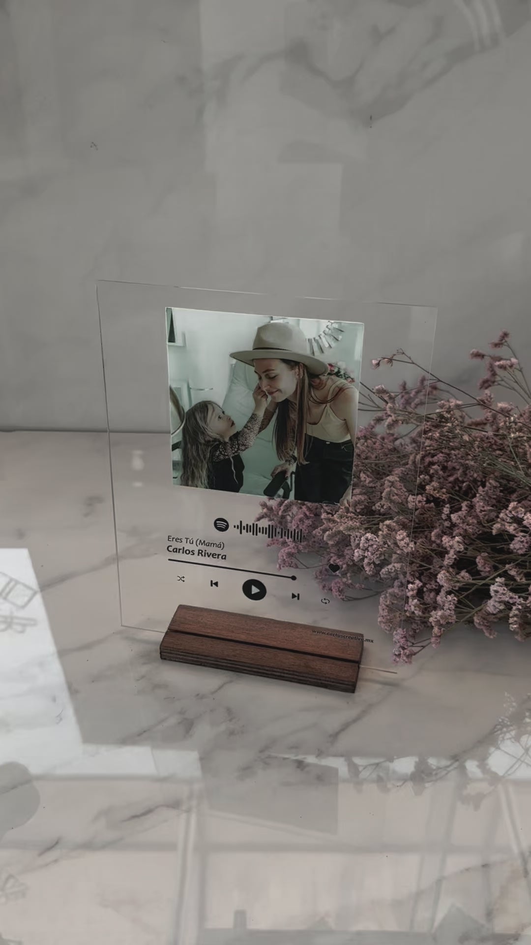 Image of Spotify Song Plaque + box